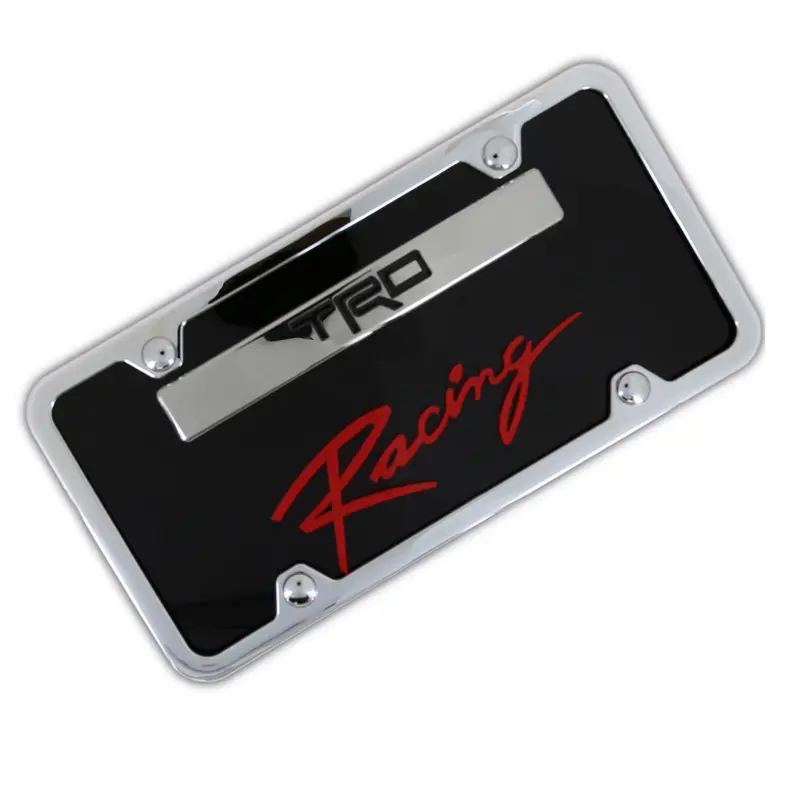 Toyota Trd Racing License Plate Kit (Black) 1