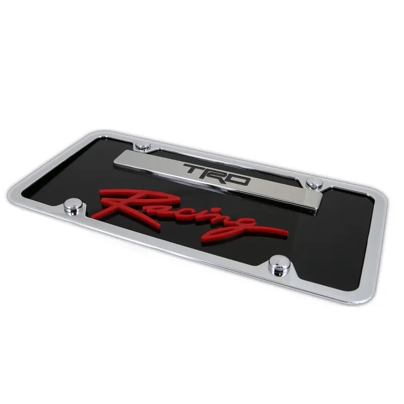 Toyota Trd Racing License Plate Kit (Black) 2