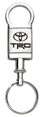 Toyota Trd Satin Chrome Valet Keychain (Silver) 1