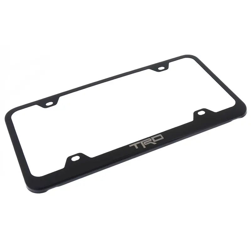 Toyota Trd Wide Body License Plate Frame (Black) 2