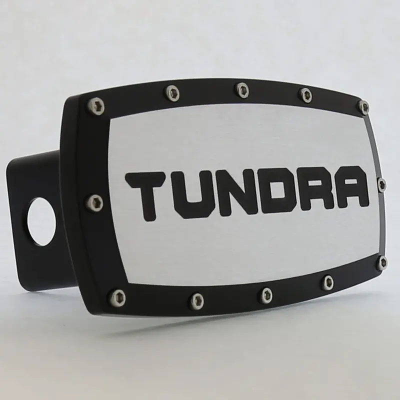 Toyota Tundra Hitch Cover (Chrome On Black) 1