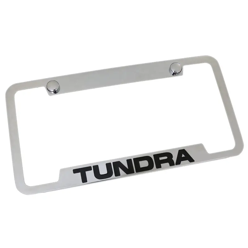 Toyota Tundra License Plate Frame (Chrome) 1