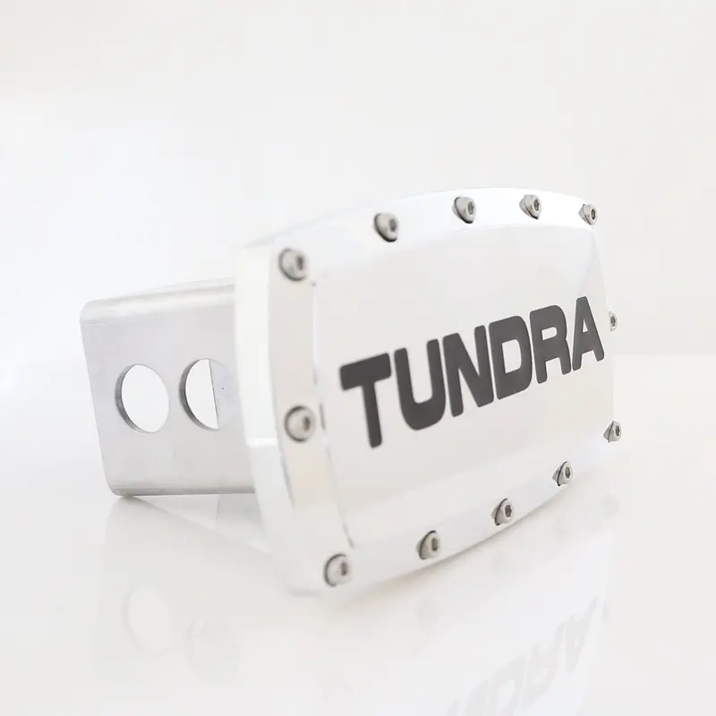 Toyota Tundra Logo Billet Tow Hitch Cover (Chrome) 1