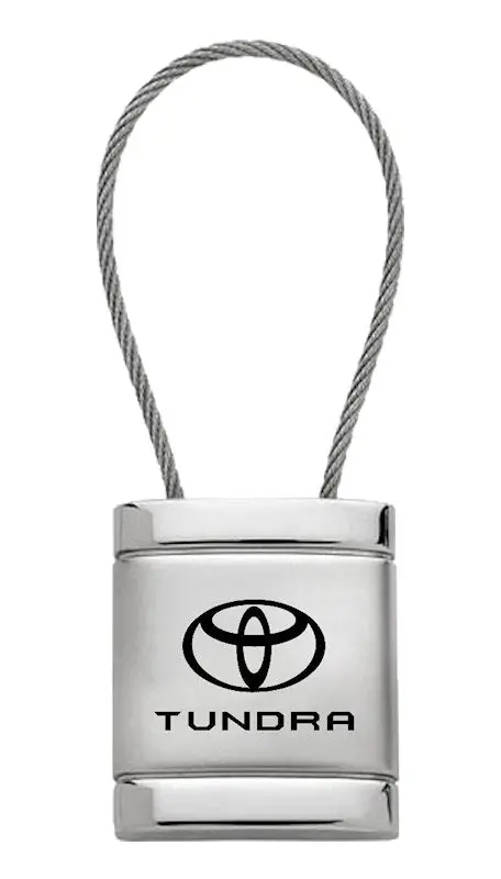 Toyota Tundra Satin Cable Keychain (Chrome) 1