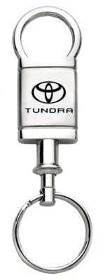 Toyota Tundra Satin Chrome Valet Keychain (Silver) 1