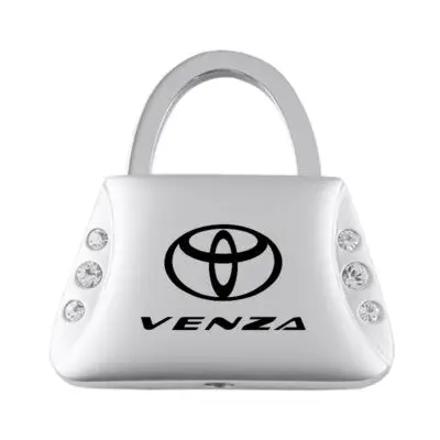 Toyota Venza Jeweled Purse Key Fob (Silver) 1