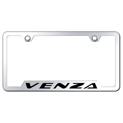Toyota Venza Logo Cut-Out License Plate Frame (Chrome) 1