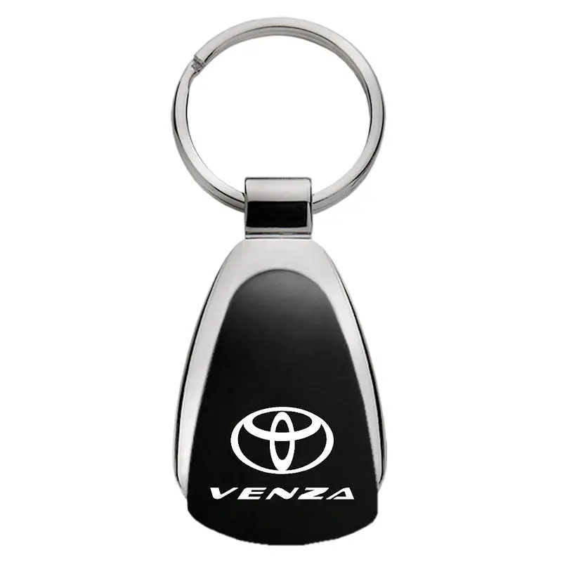 Toyota Venza Tear Drop Key Ring (Black) 1