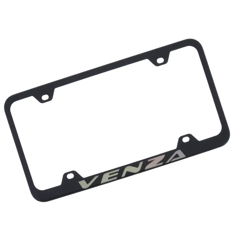 Toyota Venza Wide Body License Plate Frame (Black) 1