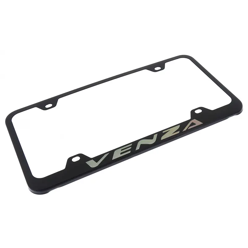 Toyota Venza Wide Body License Plate Frame (Black) 2