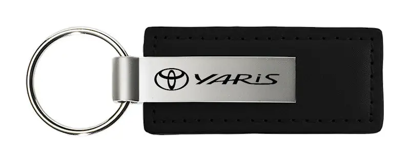 Toyota Yaris Leather Keychain (Black) 1