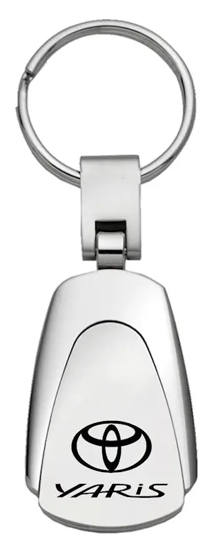 Toyota Yaris Teardrop Key Chain (Silver) 1