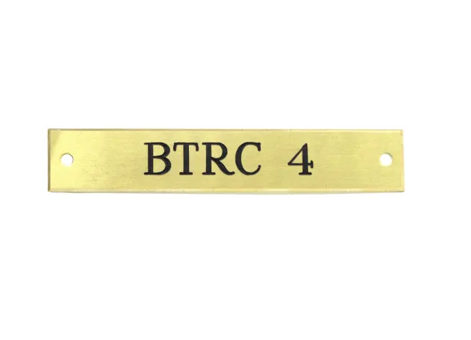Traditional Halter Identification Plates – Set or Single