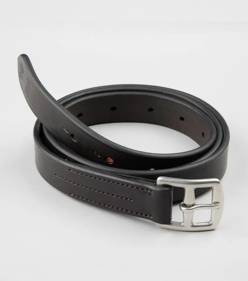 Traditional Stirrup Leathers Dark Havana 3