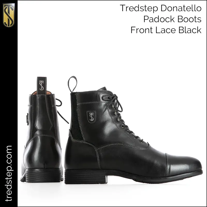 Tredstep Ladies Donatella Iii Front Lace Paddock Boots 2