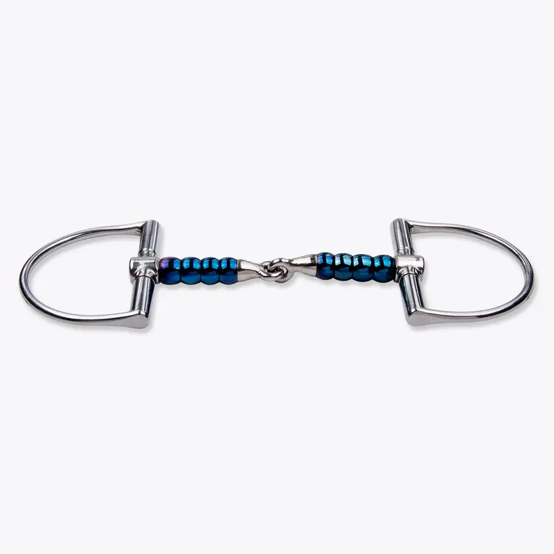 Trust Sweet Iron Dee Ring Cherry Roller Snaffle 1