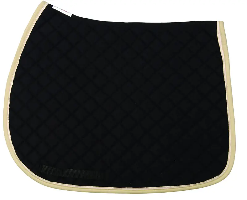 Tuffrider Basic All Purpose Saddle Pad With Trim And Piping 1