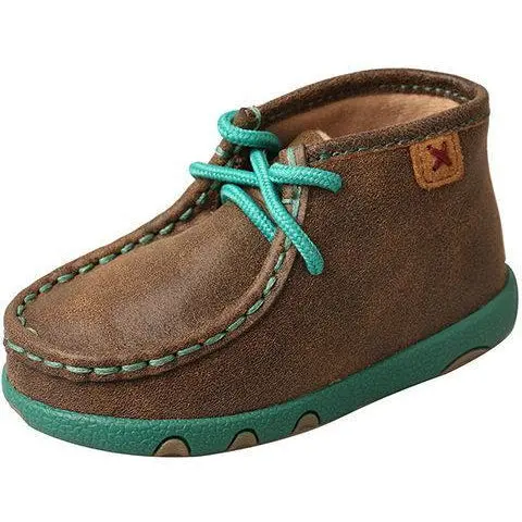 Twisted X Infant Chukka Driving Moc-Bomber/Turquoise 1