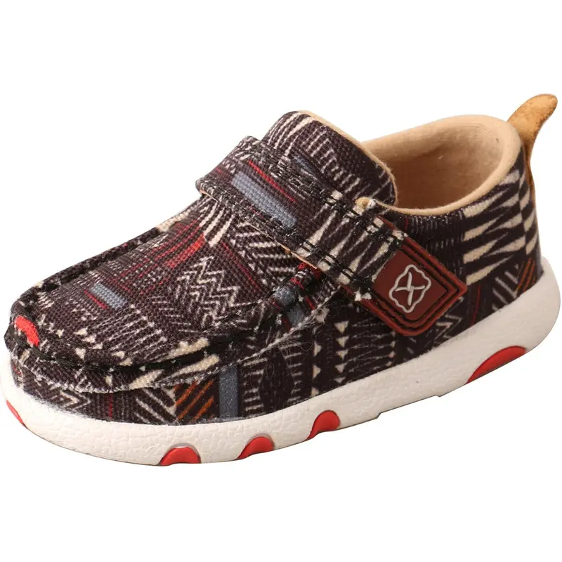 Twisted X Infant's Black Multi Driving Moc 1