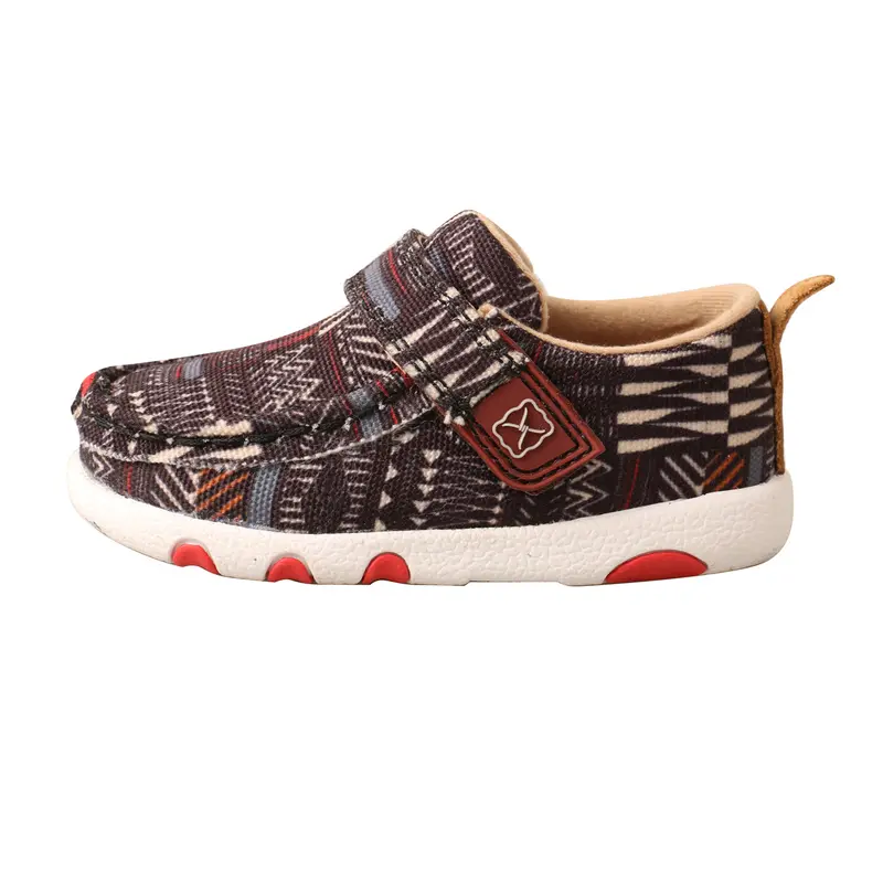 Twisted X Infant's Black Multi Driving Moc 2