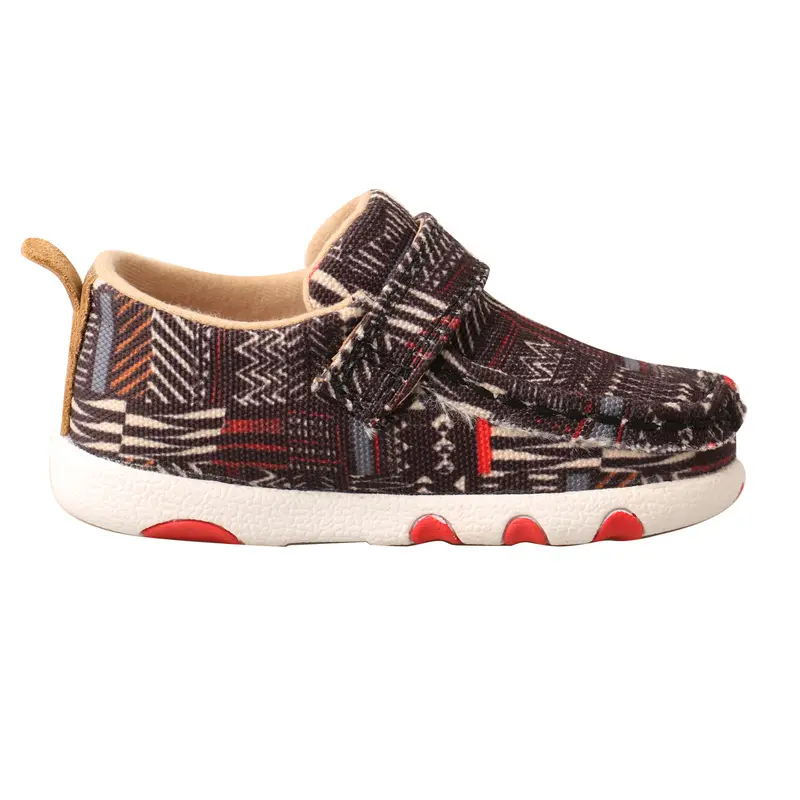 Twisted X Infant's Black Multi Driving Moc 4