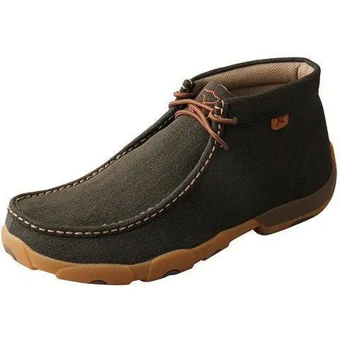 Twisted X Men's Chukka Driving Moc-Rubberized Brown 1