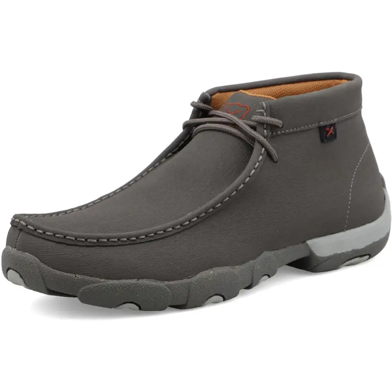 Twisted X Men's Dark Grey Chukka Driving Moc 1
