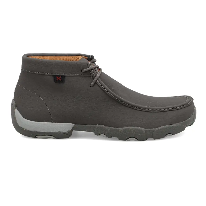 Twisted X Men's Dark Grey Chukka Driving Moc 4