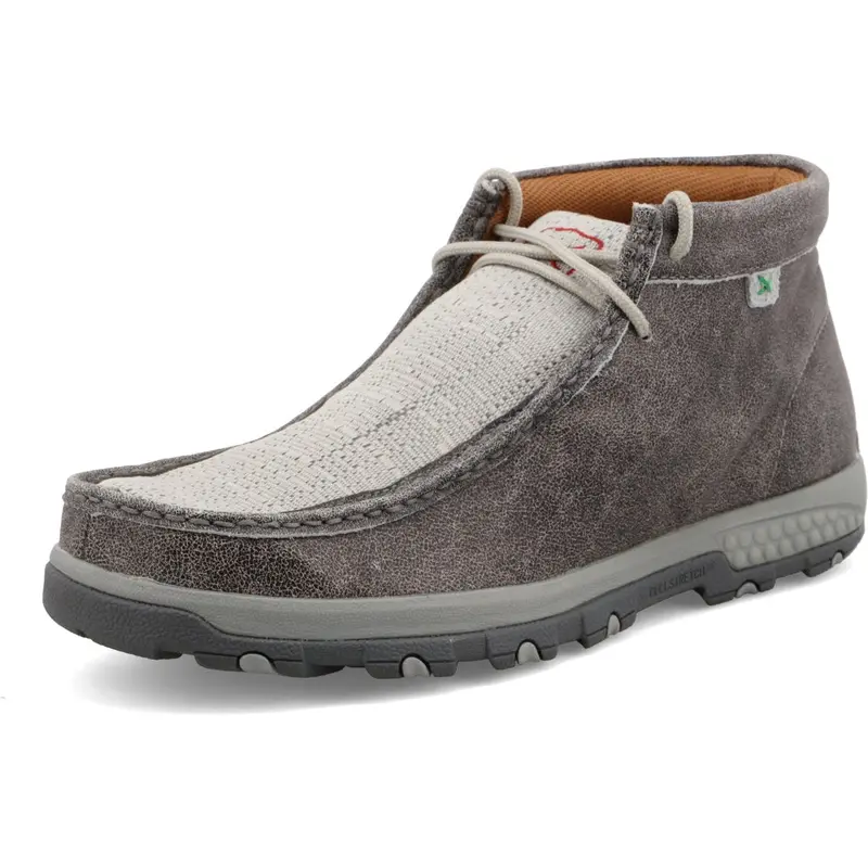 Twisted X Men's Grey Chukka Driving Moc 1