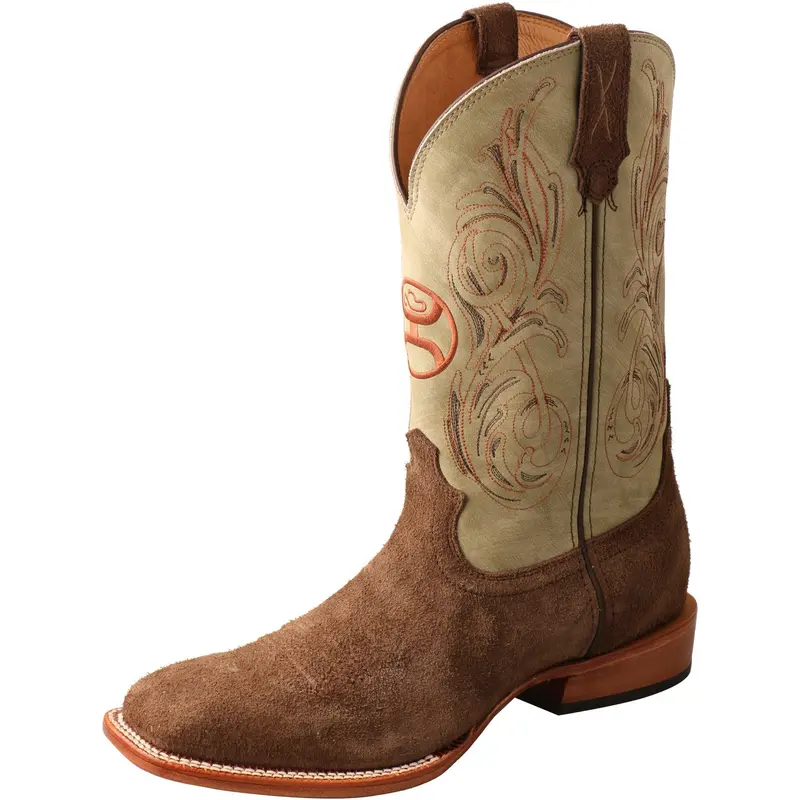 Twisted X Men's Hooey Boot-Chocolate And Key Lime 1