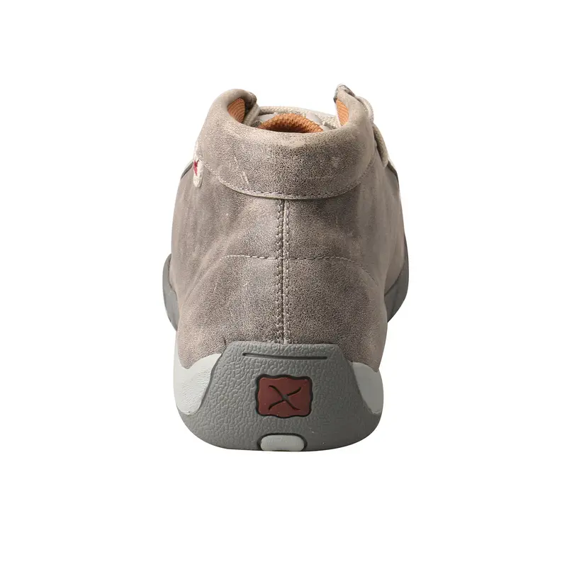 Twisted X Men's Woven Grey And Grey Chukka Driving Moc 6
