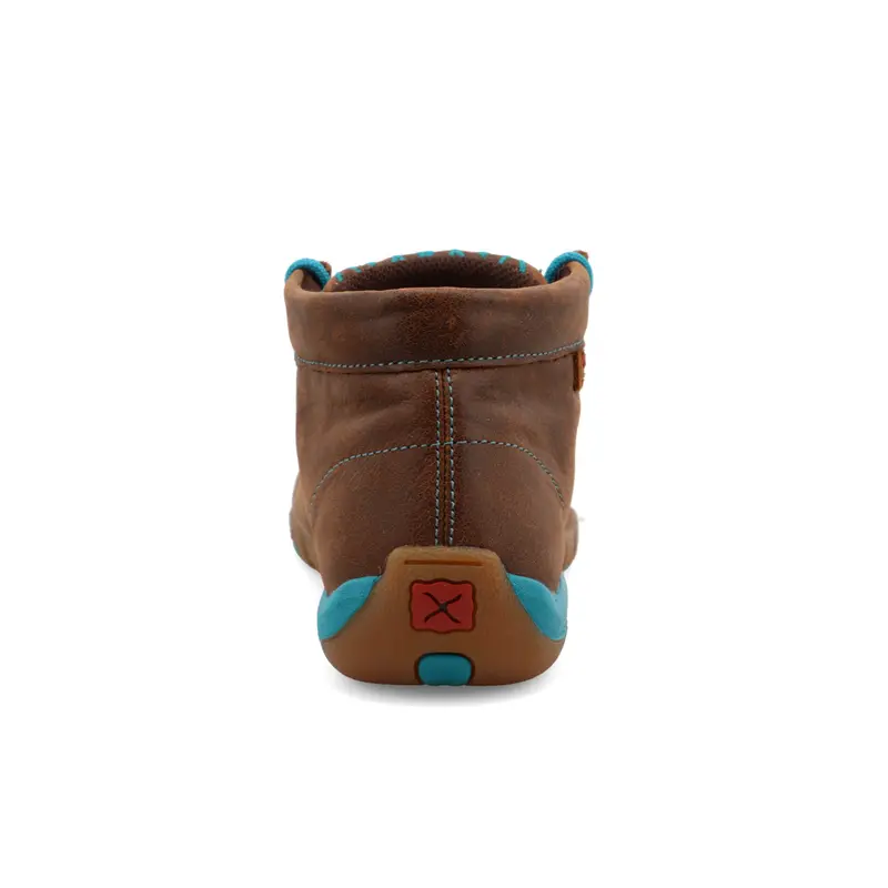 Twisted X Women's Brown And Turquoise Chukka Driving Moc 6