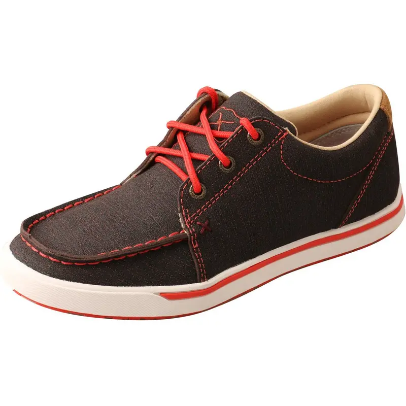 Twisted X Women's Kicks-Black/Grenadine 1