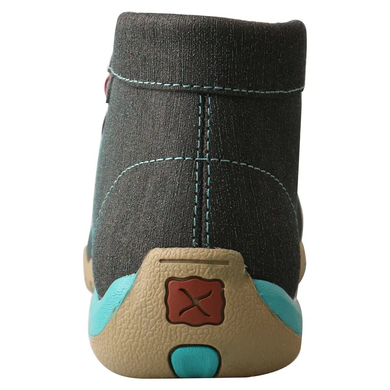 Twisted X Women's Work Chukka Driving Moc-Dark Teal/Turquoise 2