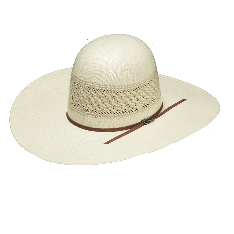 Twister 4.5" Open Crown 30X Shantung  Straw Hat 1