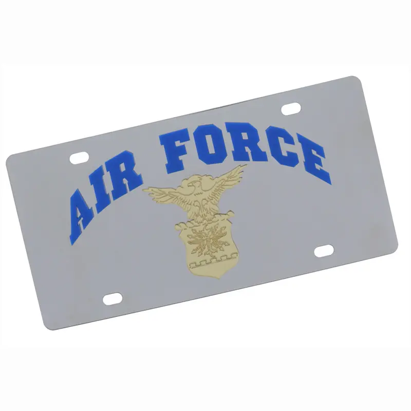 U.S. Air Force Logo License Plate (Chrome) 1