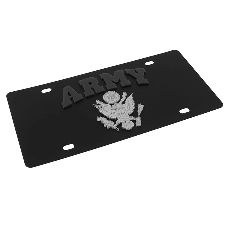 U.S. Army Logo License Plate (Black) 2