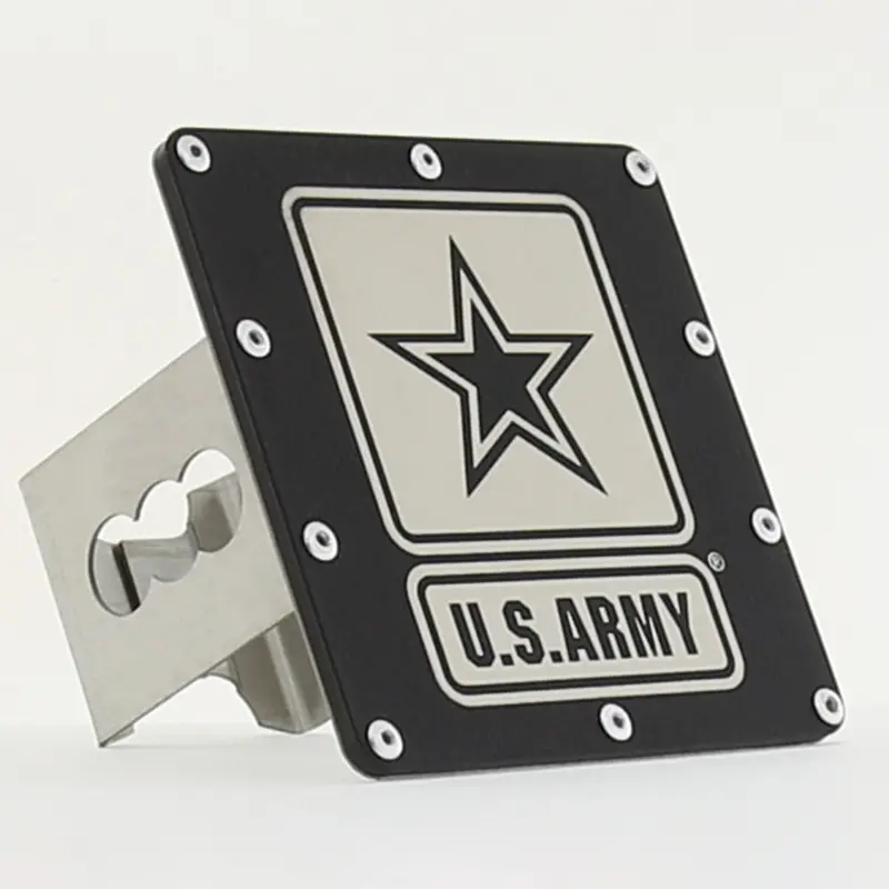 U.S. Army Tow Hitch Cover Rugged (Matte Black) 1