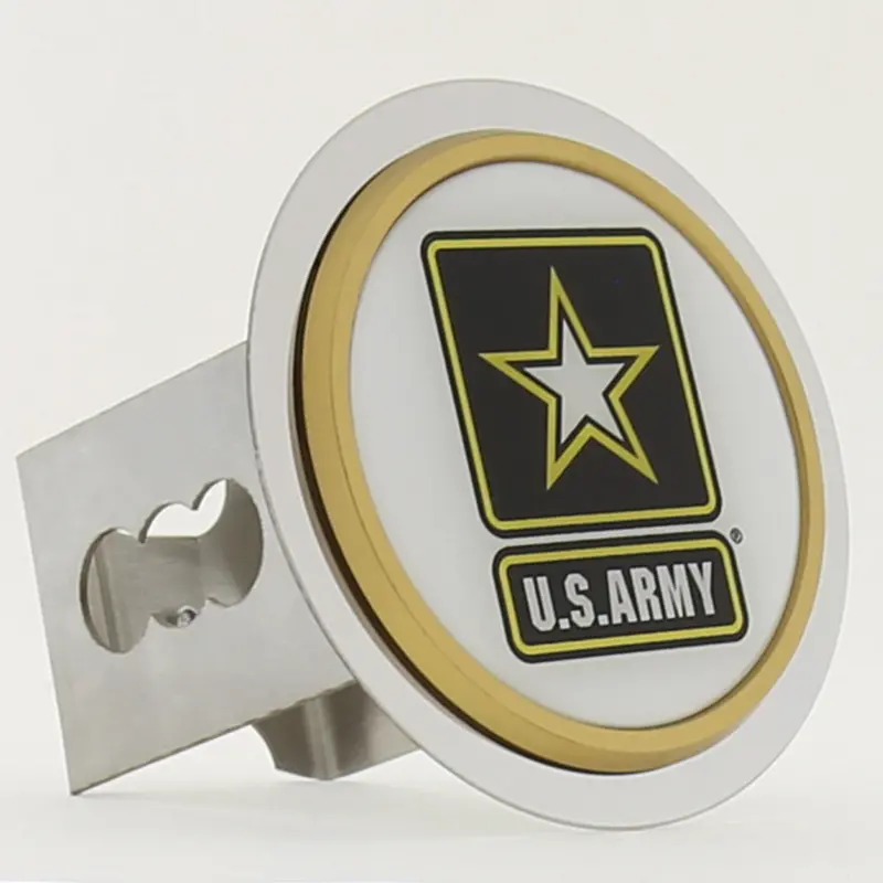 U.S. Army Trailer Hitch Cover (Gold) 1