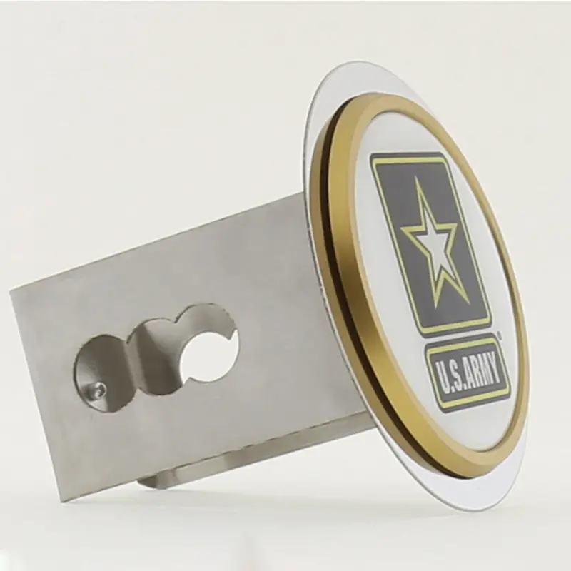 U.S. Army Trailer Hitch Cover (Gold) 2