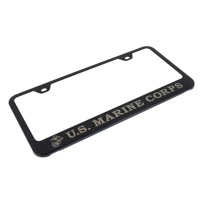 U.S.M.C Logo License Plate Frame (Black) 2