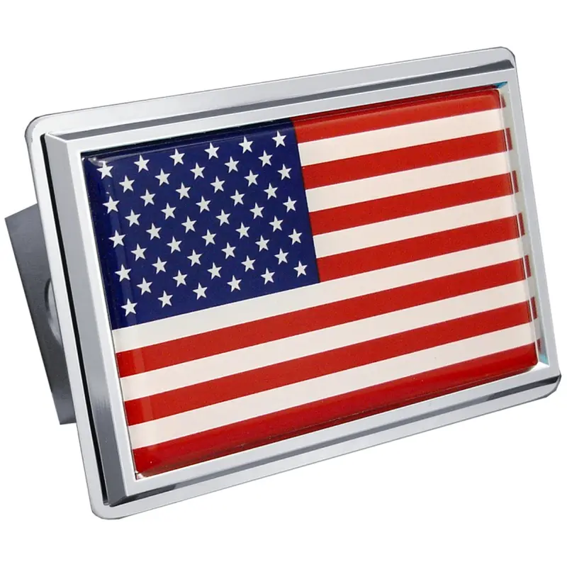 Usa Flag Trailer Hitch Plug 1
