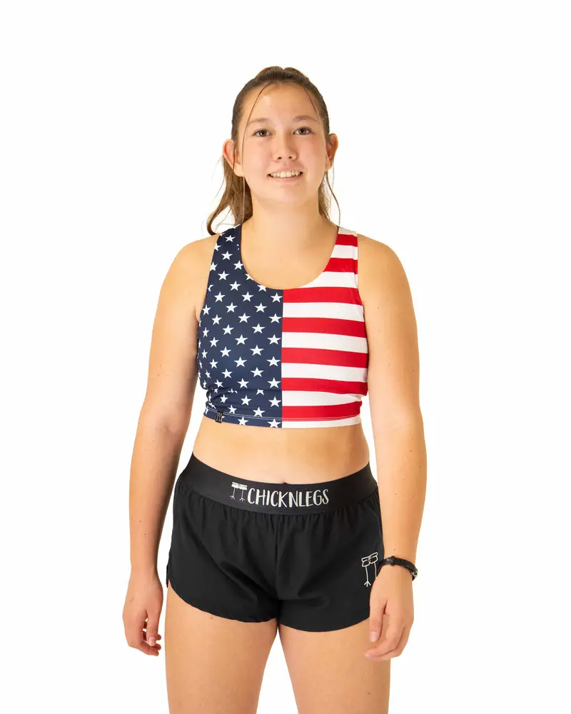 Usa Pwr Crop Top 1