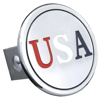 Usa Trailer Hitch Plug (Chrome) 1