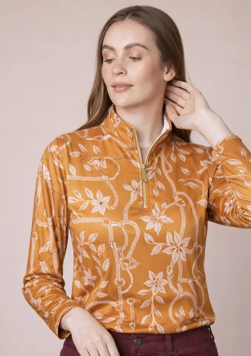 Vail Quarter-Zip | Ropes Print 1