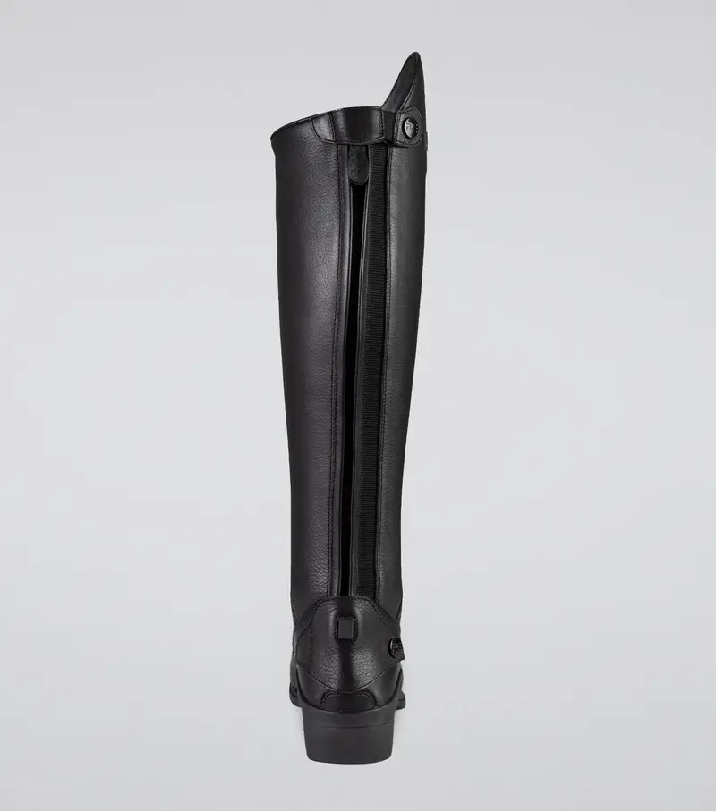 Vallardi Ladies Leather Field Tall Riding Boots Black 2