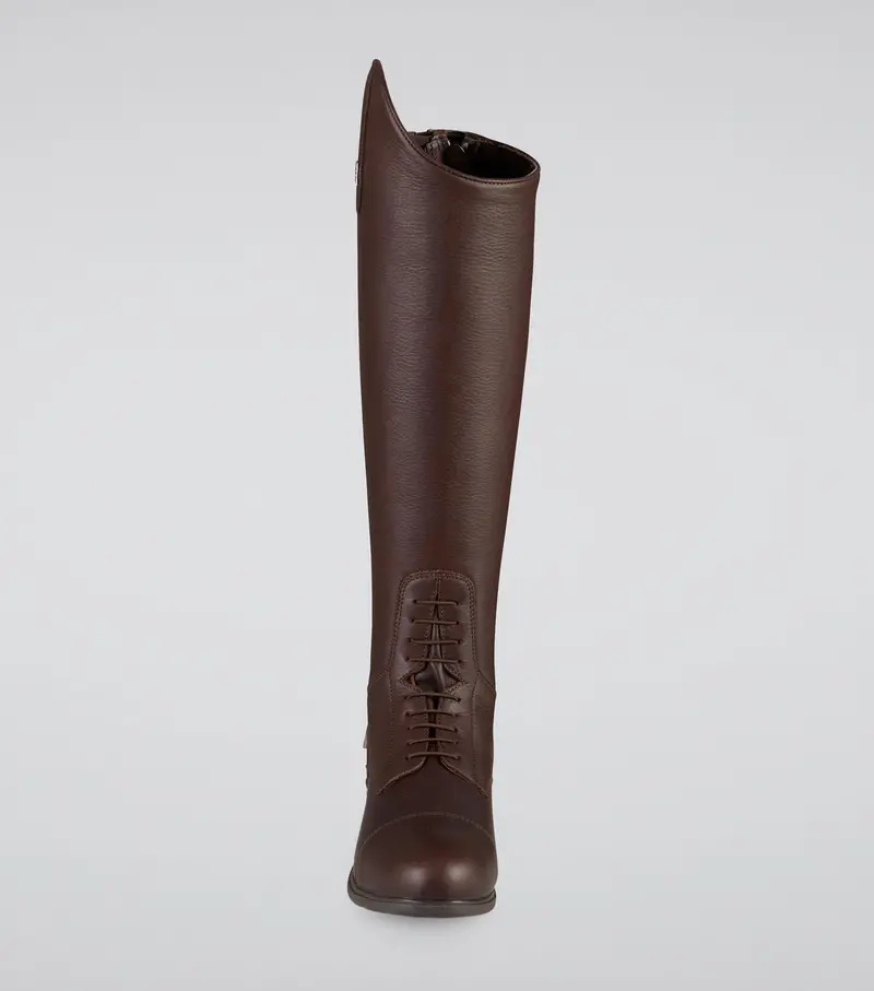 Vallardi Ladies Leather Field Tall Riding Boots Brown 6