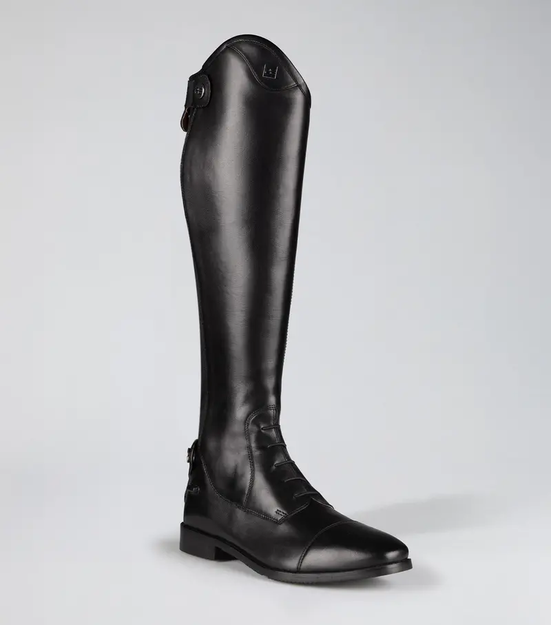Vedetta Womens Tall Leather Riding Boots Black 1