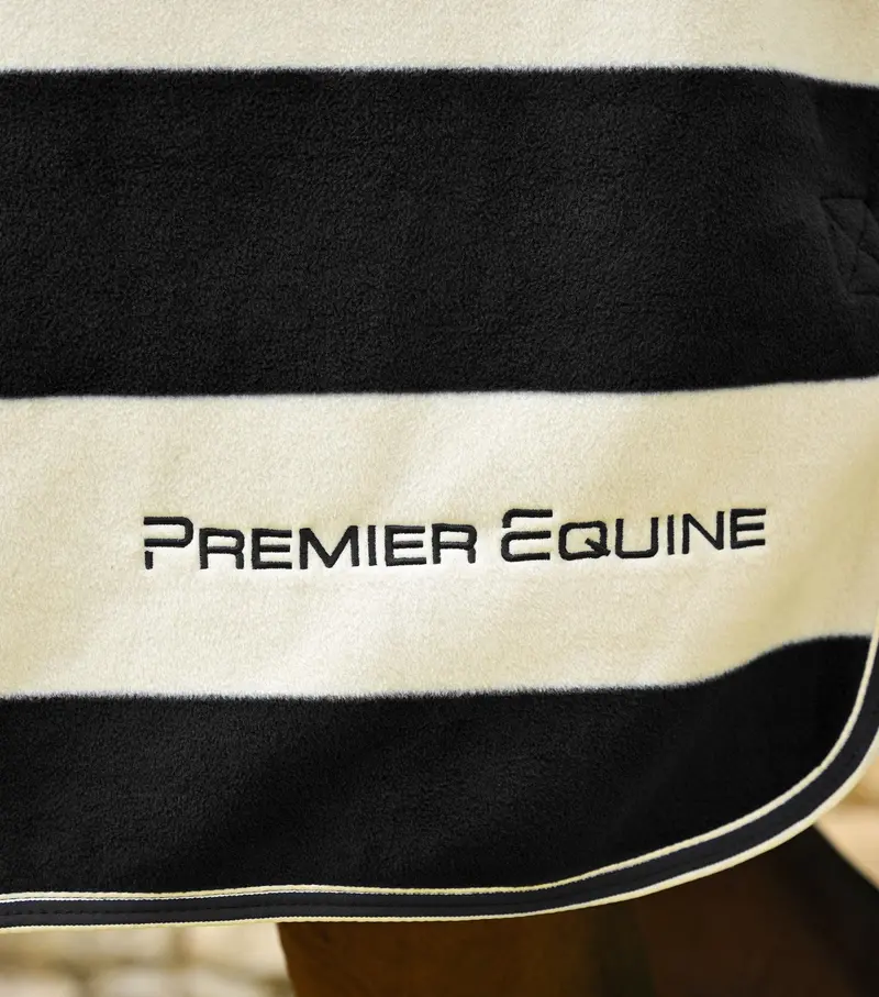 Vellus Horse Fleece Rug Black/White 4