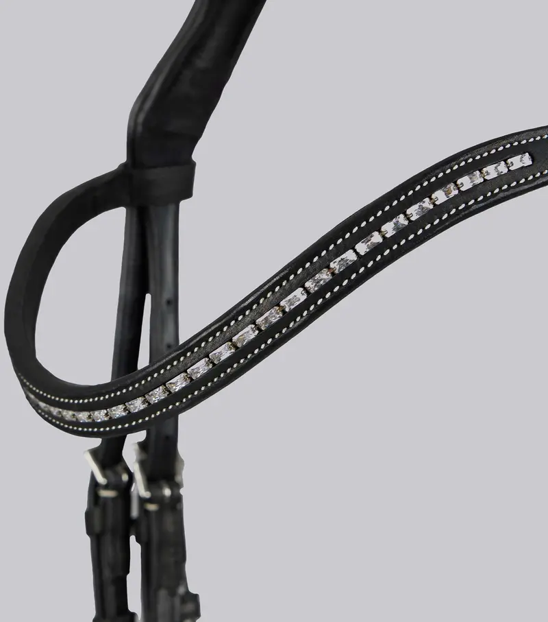 Veneto Anatomical Snaffle Bridle Black 3